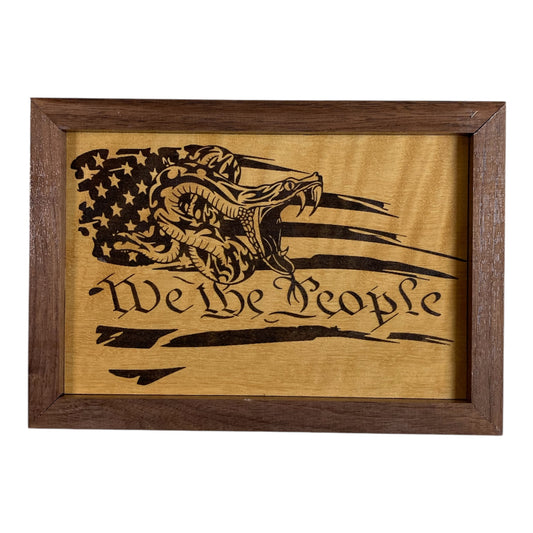 “We The People” Flag Sign