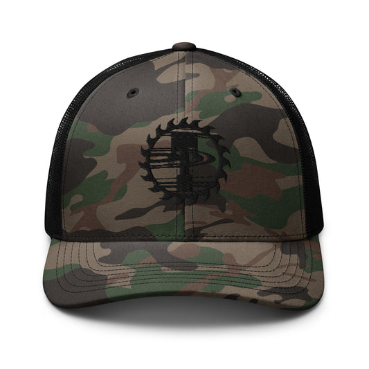 T Logo - Camouflage trucker hat