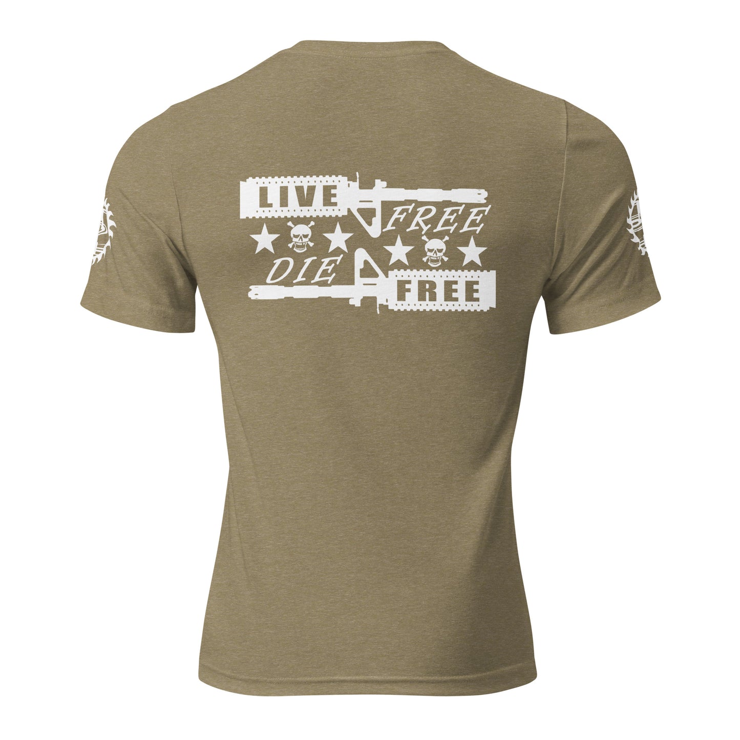 "Live Free. Die Free." Short sleeve t-shirt